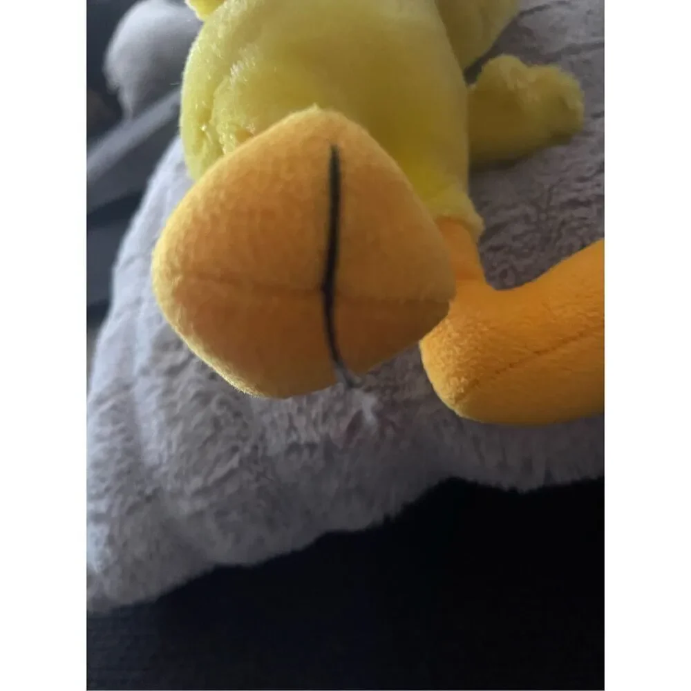 Warner Bros Kids Yellow Polyester Fiber Looney Tunes Tweety Bird Plush Toy